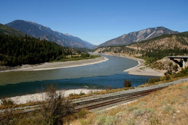 The village of Lytton British Columbia Canada , photo taken on September 11, 2008 The Canadian village was almost completely destroyed by fire on July 1, 2021 ARCHIVE PICTURE Lytton Canada