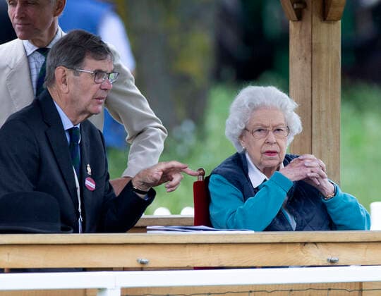 . 03 07 2021. Windsor, United Kingdom. Queen Elizabeth II on day three of the Royal Windsor Horse Show, United Kingdom.  xi-Imagesx IIM-22350-0017