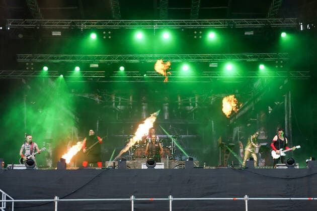 Feuerengel A Tribute to Rammstein live at the Strandkorb concert in Hamburg Hamburg Cruise Center Steinwerder Hamburg Germany Copyright: xLobeca RalfxHomburgx
