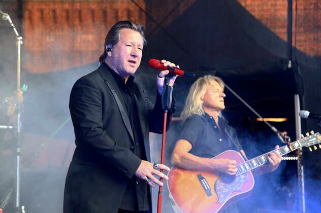 Claudius Dreilich and Christian Liebig from Karat live as part of the Karat 45 Open Air Tour at the Kulturbrauerei Görlitz, 03 07 2021 Foto:xM.xWehnertx xFuturexImage