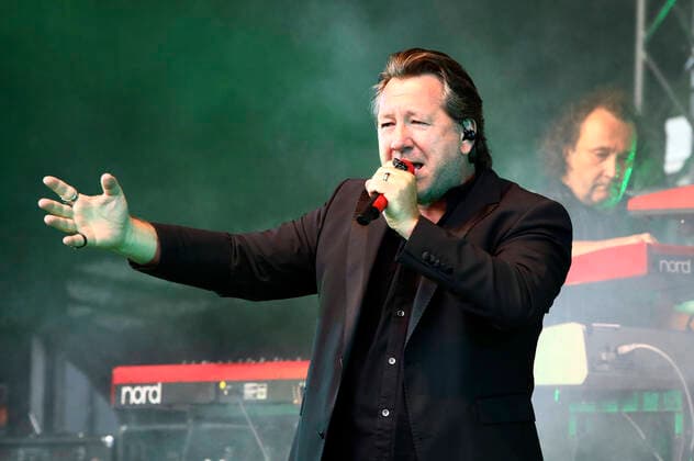 Claudius Dreilich of Karat live as part of the Karat 45 Open Air Tour at the Kulturbrauerei Görlitz, 03 07 2021 Foto:xM.xWehnertx xFuturexImage