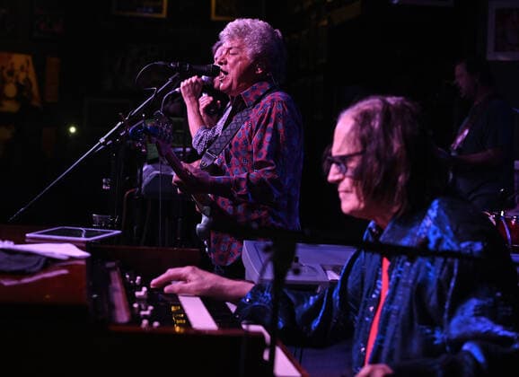 BOCA RATON - JULY 03: Ambrosia performs at The Funky Biscuit on July 3, 2021 in Boca Raton, Florida. Copyright: xmpi04 MediaPunchx