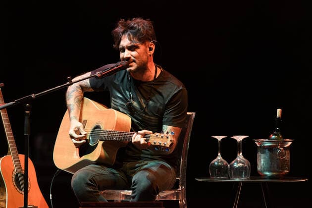 Fabrizio Moro during Canzoni nella stanza unplugged route 2021 at Auditorium Parco della Musica Cavea, Rome, Italy, July 3, 2021 LiveMedia  Copyright: xLiveMedia EuropeanAffairs Domenix xLiveMediax 0
