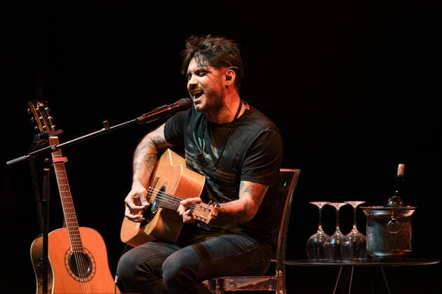Fabrizio Moro during Canzoni nella stanza unplugged route 2021 at Auditorium Parco della Musica Cavea, Rome, Italy, July 3, 2021 LiveMedia  Copyright: xLiveMedia EuropeanAffairs Domenix xLiveMediax 0