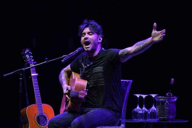 Fabrizio Moro during Canzoni nella stanza unplugged route 2021 at Auditorium Parco della Musica Cavea, Rome, Italy, July 3, 2021 LiveMedia  Copyright: xLiveMedia EuropeanAffairs Domenix xLiveMediax 0
