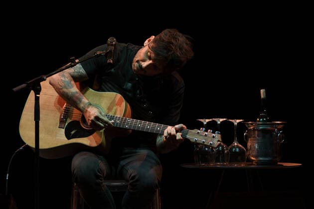 Fabrizio Moro during Canzoni nella stanza unplugged route 2021 at Auditorium Parco della Musica Cavea, Rome, Italy, July 3, 2021 LiveMedia  Copyright: xLiveMedia EuropeanAffairs Domenix xLiveMediax 0
