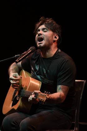 Fabrizio Moro during Canzoni nella stanza unplugged route 2021 at Auditorium Parco della Musica Cavea, Rome, Italy, July 3, 2021 LiveMedia  Copyright: xLiveMedia EuropeanAffairs Domenix xLiveMediax 0