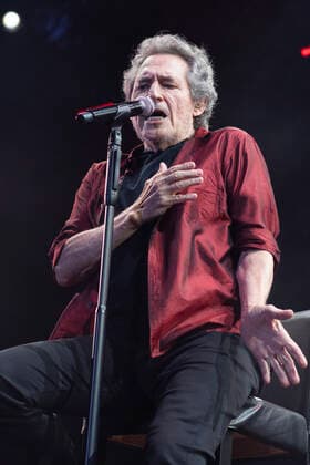 July 4, 2021, Madrid, Spain: Spanish singer Miguel Rios performs at the Noches del Botanico in Madrid. Madrid Spain - ZUMAs197 20210704_zaa_s197_126 Copyright: xAtilanoxGarciax