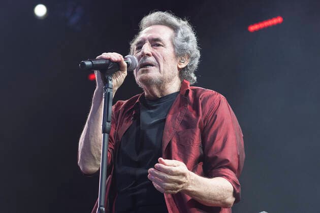 July 4, 2021, Madrid, Spain: Spanish singer Miguel Rios performs at the Noches del Botanico in Madrid. Madrid Spain - ZUMAs197 20210704_zaa_s197_146 Copyright: xAtilanoxGarciax