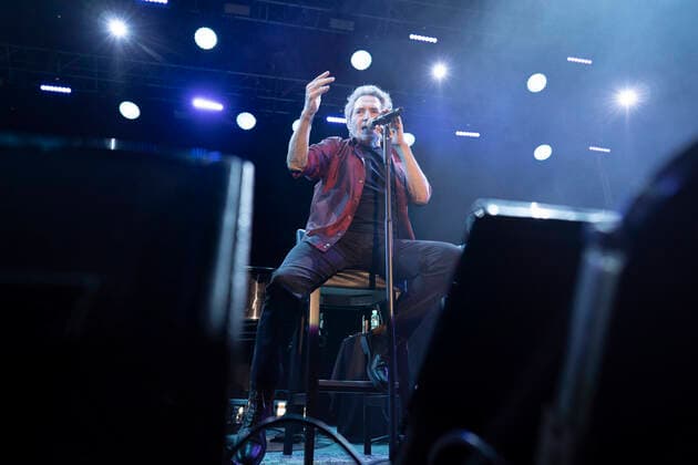 July 4, 2021, Madrid, Spain: Spanish singer Miguel Rios performs at the Noches del Botanico in Madrid. Madrid Spain - ZUMAs197 20210704_zaa_s197_157 Copyright: xAtilanoxGarciax