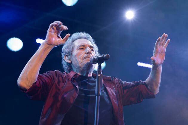 July 4, 2021, Madrid, Spain: Spanish singer Miguel Rios performs at the Noches del Botanico in Madrid. Madrid Spain - ZUMAs197 20210704_zaa_s197_175 Copyright: xAtilanoxGarciax