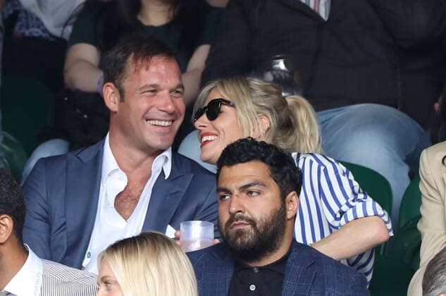 . 05 07 2021. London, United Kingdom. Sienna Miller on day seven of the Wimbledon Tennis Championships in London.  xStephenxLockx xi-Imagesx IIM-22357-0003