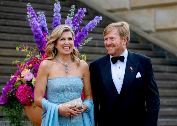 06-07-2021 Contraprestatie Queen Maxima and King Willem-Alexander attend the counter performance with the Royal Concertgebouw Orchestra at the Konzerthaus in Berlin on the 2nd day of the statevisit to Berlin, Germany. Â  Copyright: xPPEx