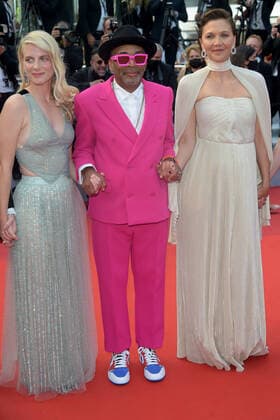 74th Cannes Film Festival 2021, Red Carpet film : ˜Annette™ and Opening ceremony. Pictured: Spike Lee, Melanie Laurent, Maggie Gyllenhaal  Copyright: xAlbertoxTerenghi Cannesx2021x xIx xCannesxpoolx