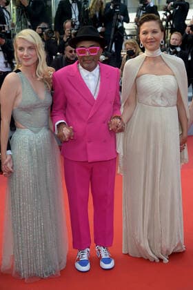 74th Cannes Film Festival 2021, Red Carpet film : ˜Annette™ and Opening ceremony. Pictured: Spike Lee, Melanie Laurent, Maggie Gyllenhaal  Copyright: xAlbertoxTerenghi Cannesx2021x xIx xCannesxpoolx