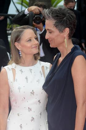 Entertainment Bilder des Tages 74th Cannes Film Festival 2021, Red Carpet film : ˜Annette™ and Opening ceremony. Pictured: Jodie Foster, Alexandra Hedison  Copyright: xAlbertoxTerenghi Cannesx2021x xIx xCannesxpoolx