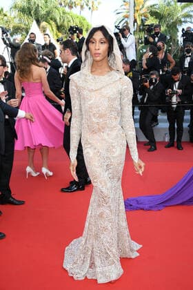 C74th Cannes Film Festival, Red Carpet Annette, pictured MJ Rodriguez  Copyright: xSimonexComix xIPAx xCannesxpoolx