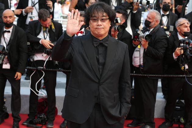 July 6, 2021, Cannes, Provence Alpes Cote d Azur, France: BONG Joon-ho attends the Opening Ceremony and the screening of Annette by Leos Carax during the 74th annual Cannes Film Festival on July 6th 2021 in Cannes, France Cannes France - ZUMAc179 20210706_zep_c179_088 Copyright: xMickaelxChavetx