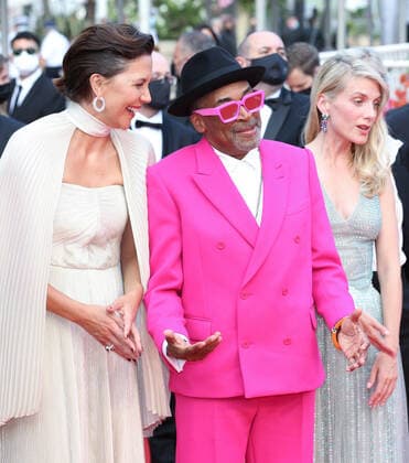 July 6, 2021, Cannes, Provence Alpes Cote d Azur, France: Maggie GYLLENHAAL, Spike LEE and Melanie LAURENT attend the Opening Ceremony and the screening of Annette by Leos Carax during the 74th annual Cannes Film Festival on July 6th 2021 in Cannes, France Cannes France - ZUMAc179 20210706_zep_c179_099 Copyright: xMickaelxChavetx