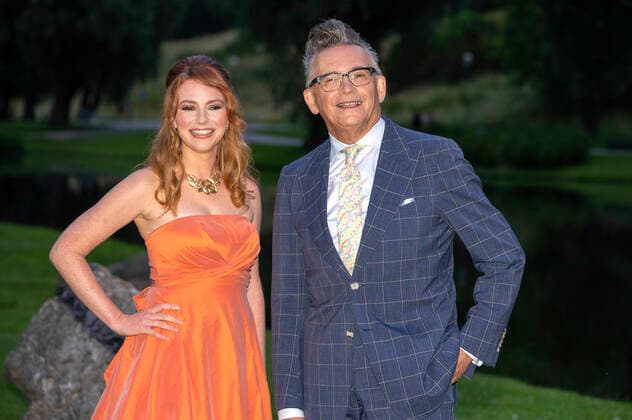 Antonia Goldhammer and Götz Alsmann at the award ceremony of the Margot Hielscher Prize to Franka Potente at the 38 Filmfest München 2021 at the Open Air Kino am Olympiasee Munich, 06 07 2021 Foto:xN.xKolinzx xFuturexImage