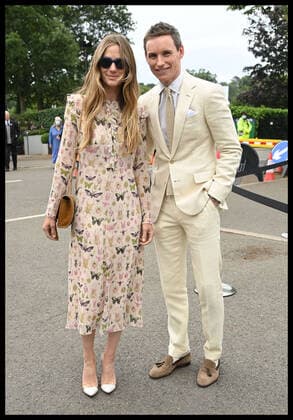 . 07 07 2021. London, United Kingdom. Eddie and Hannah Redmayne arriving on day nine of the Wimbledon Tennis Championships in London.  xStephenxLockx xi-Imagesx IIM-22370-0017