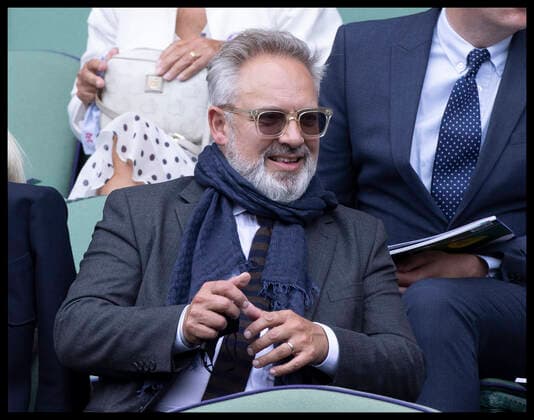 . 07 07 2021. London, United Kingdom. Sir Sam Mendes in the Royal Box on day nine of the Wimbledon Tennis Championships in London.  xStephenxLockx xi-Imagesx IIM-22370-0096