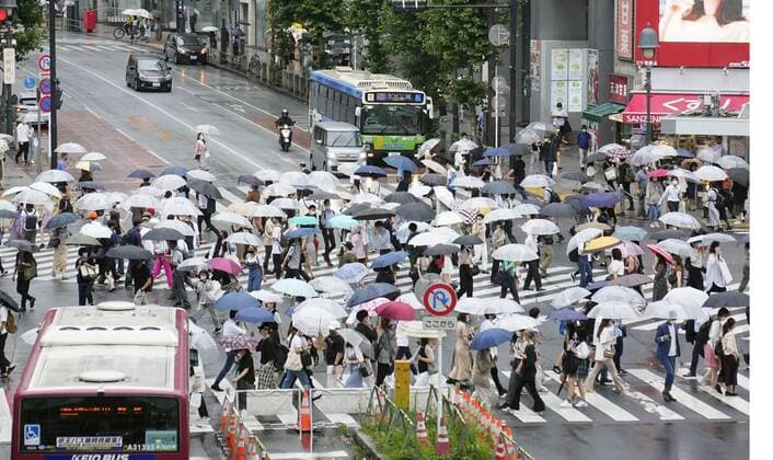 Tokyo to be under COVID-19 state of emergency People walk in Tokyo s Shibuya area on July 8, 2021, as the Japanese government decides to place the capital under a fresh COVID-19 state of emergency amid a surge in infections. 