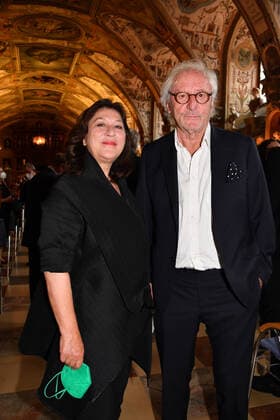 Eva Mattes and Günther Maria Halmer Award of the Bavarian Order of Merit 2021 Honour, Award Antiquarium Residenz Munich 08 July 2021
