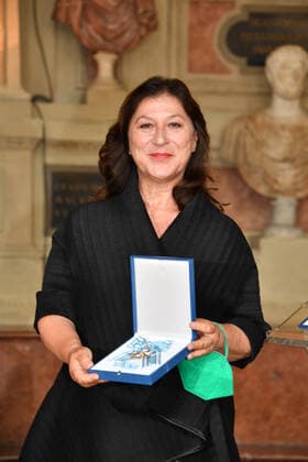 Eva Mattes Award of the Bavarian Order of Merit 2021 Honour, Award Antiquarium Residenz Munich 08 July 2021