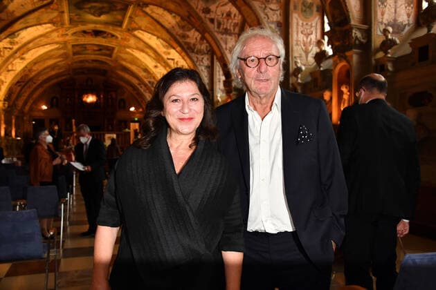 Eva Mattes and Günther Maria Halmer, the two actors and award winners at the award ceremony of the Bavarian Order of Merit on 8 7 2021 in Munich Award ceremony of the Bavarian Order of Merit 2021 in Munich