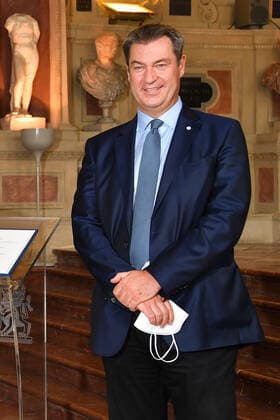 Markus Söder, the politician at the award ceremony of the Bavarian Order of Merit on 8 7 2021 in Munich Award ceremony of the Bavarian Order of Merit 2021 in Munich