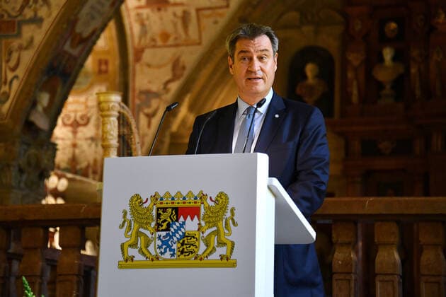 Markus Söder, the politician at the award ceremony of the Bavarian Order of Merit on 8 7 2021 in Munich Award ceremony of the Bavarian Order of Merit 2021 in Munich