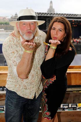Frank Kessler with wife Doreen Kessler at the 15 Hope anniversary concert at the area of the Filmnächte am Königsufer Dresden Dresden, 07 08 2021 Foto:xM.xWehnertx xFuturexImage