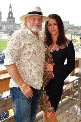 Frank Kessler and wife Doreen Kessler at the 15 Hope anniversary concert at the area of the Filmnächte am Königsufer Dresden Dresden, 07 08 2021 Foto:xM.xWehnertx xFuturexImage