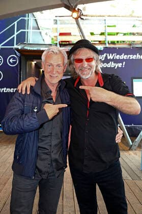 Dirk Michaelis and Dirk Zöllner at the 15 Hope anniversary concert at the area of the Filmnächte am Königsufer Dresden Dresden, 07 08 2021 Foto:xM.xWehnertx xFuturexImage