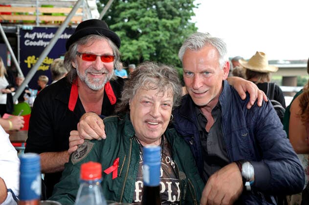 Dirk Michaelis, Dieter Hertrampf and Dirk Zöllner at the 15 Hope anniversary concert at the Filmnächte am Königsufer Dresden Dresden, 07 08 2021 Foto:xM.xWehnertx xFuturexImage