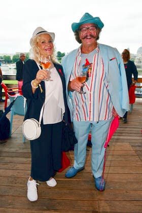 Dorit Gäbler and Karl Heinz Bellmann at the 15 Hope anniversary concert at the Filmnächte am Königsufer Dresden Dresden, 07 08 2021 Foto:xM.xWehnertx xFuturexImage