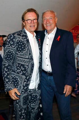 Wolfgang Lippert and Eduard Geyer at the 15 Hope anniversary concert at the Filmnächte am Königsufer Dresden Dresden, 07 08 2021 Foto:xM.xWehnertx xFuturexImage