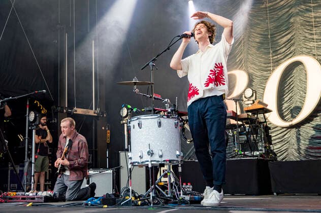 Finn Schwieters und Frederik Rabe von Giant Rooks live beim Picknick Konzert auf der Zoopark Festwiese. Erfurt, 08.07.2021 Foto:xM.xKremerx xFuturexImage