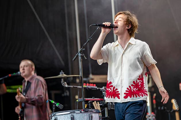 Finn Schwieters und Frederik Rabe von Giant Rooks live beim Picknick Konzert auf der Zoopark Festwiese. Erfurt, 08.07.2021 Foto:xM.xKremerx xFuturexImage