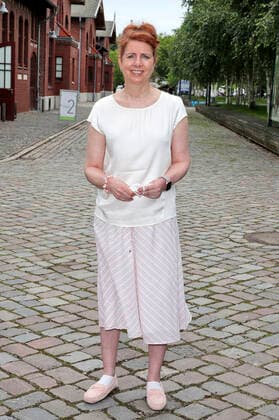 Monica Lierhaus at the charity campaign for CARE Germany with a special exhibition of Hamburg personalities in the Ballinstadt Hamburg, 09 07 2021 Foto:xgbrcix xFuturexImage