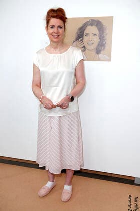 Monica Lierhaus at the charity campaign for CARE Germany with a special exhibition of Hamburg personalities in the Ballinstadt Hamburg, 09 07 2021 Foto:xgbrcix xFuturexImage