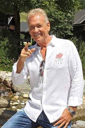 ORF Wenn die Musi spielt singer Olaf Berger at the artists meeting for the music open air Wenn die Musi spielt on 09 07 2021 at the festival area in Bad Kleinkirchheim 20210709BOS0054