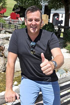 ORF Wenn die Musi spielt singer Marc Pircher at the artists meeting for the music open air Wenn die Musi spielt on 09 07 2021 at the festival area in Bad Kleinkirchheim 20210709BOS0042