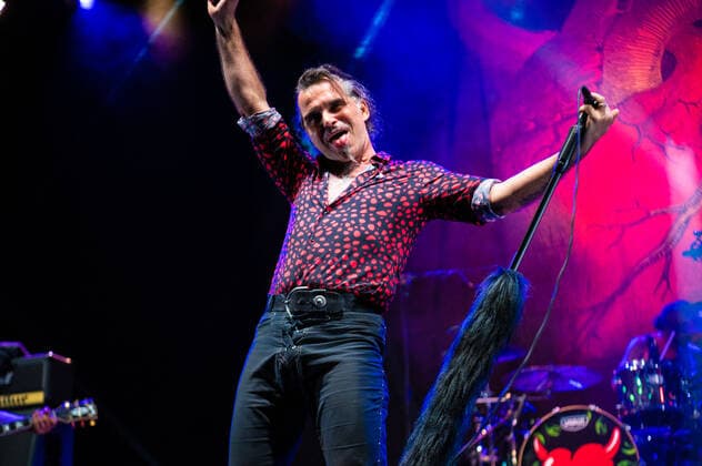 Italy: Piero Pelu 2021 The Italian rocker Piero Pelu performed last night at Marostica summer festival for his first gig after covid-19 pandemic. Italy Copyright: DenisxUlliana