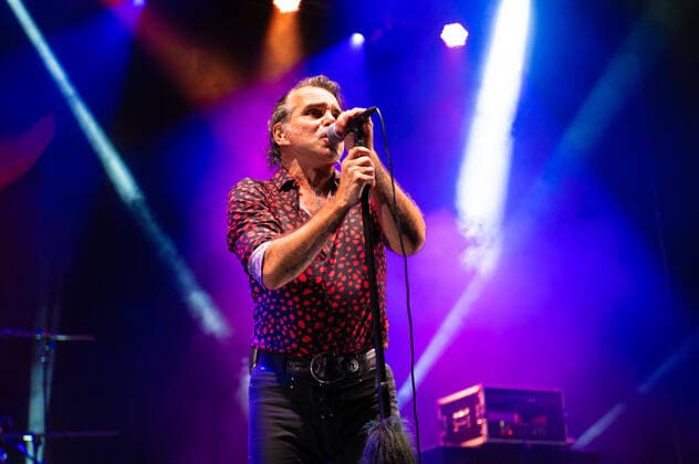 Italy: Piero Pelu 2021 The Italian rocker Piero Pelu performed last night at Marostica summer festival for his first gig after covid-19 pandemic. Italy Copyright: DenisxUlliana