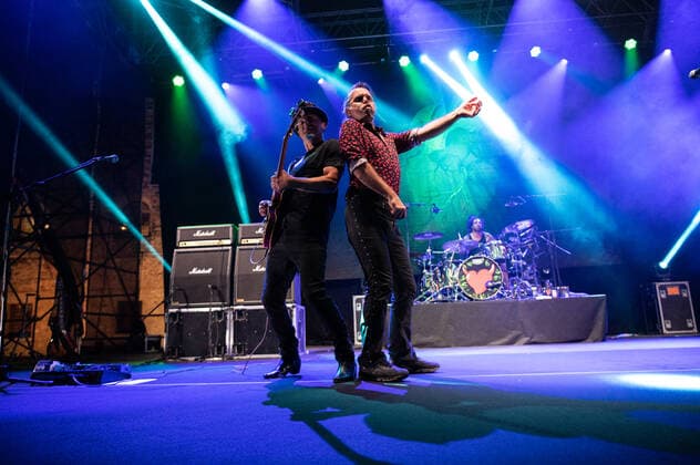 Italy: Piero Pelu 2021 The Italian rocker Piero Pelu performed last night at Marostica summer festival for his first gig after covid-19 pandemic. Italy Copyright: DenisxUlliana