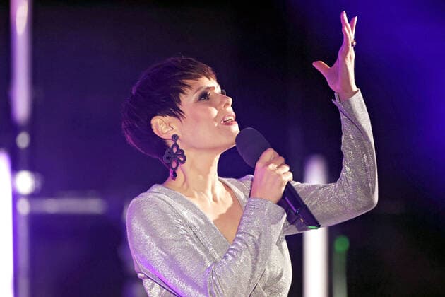 ORF Wenn die Musi spielt singer Francine Jordi during the dress rehearsal for the music open air Wenn die Musi spielt on 09 07 2021 in Bad Kleinkirchheim 20210710BOS0104