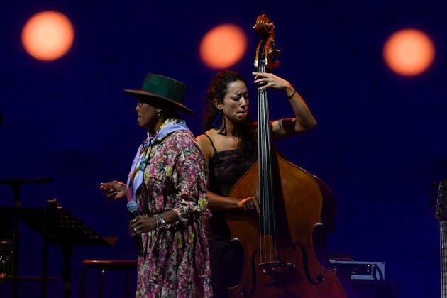 Italy: Dee Dee Bridgewater at the Casa del Jazz Dee Dee Bridgewater during the concert at the Casa del Jazz in Rome. Rome Italy Copyright: DomenicoxCippitelli