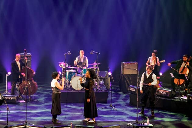 Chorus Music Festival At La Seine Musicale Tribe From The Ashes Band and singer Sandra NKAKE perform during the Chorus Music Festival at La Seine Musicale in Paris on July 10, 2021 Paris France pelletier-notitle210710_np2DV  Copyright: xDanielxPierx